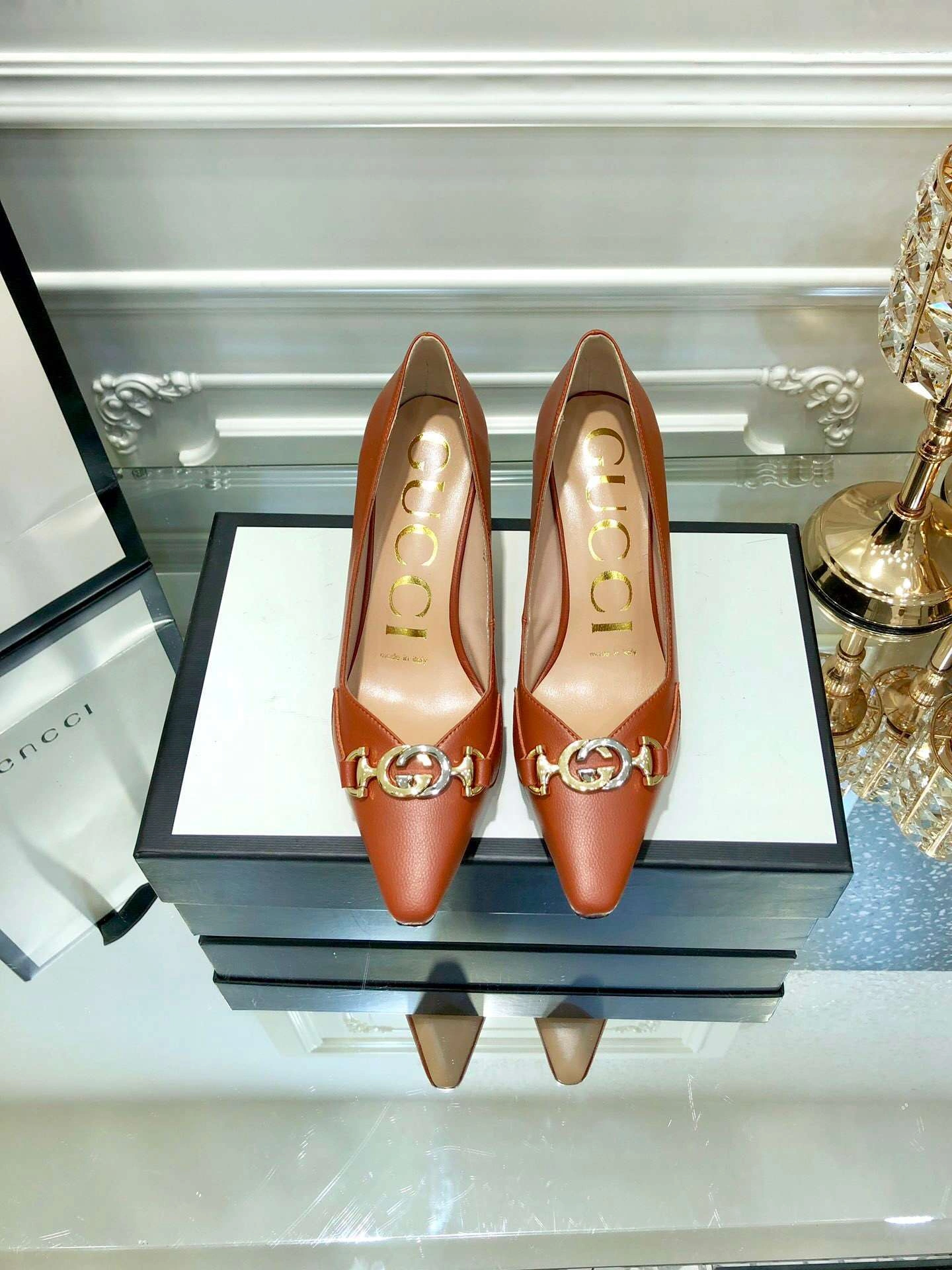 &*COCO--- sheepskin Heel height 7.5cm high quality version item : W02X34B0305